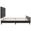 vidaXL Boxspringbed met hoofdeinde Zwart 200 x 200 cm Fluweel