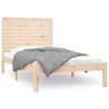 vidaXL Bedframe massief hout 100x200 cm