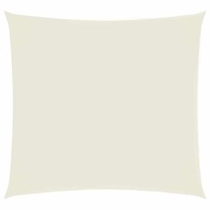 vidaXL Zonnescherm vierkant 3x3 m oxford stof cr&egrave;mekleurig