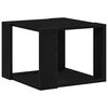 vidaXL Salontafel Zwart Eiken 40 x 40 x 30 cm Bewerkt hout