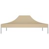 vidaXL Partytentdak 270 g/m² 4x3 m beige