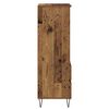 vidaXL Highboard met lade Oud Hout 40 x 36 x 110 cm Bewerkt hout