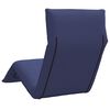 vidaXL Opvouwbare ligstoel Marineblauw 175x54x8,5 cm Oxfordstof