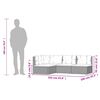vidaXL 4-delige Loungeset met kussens poly rattan grijs