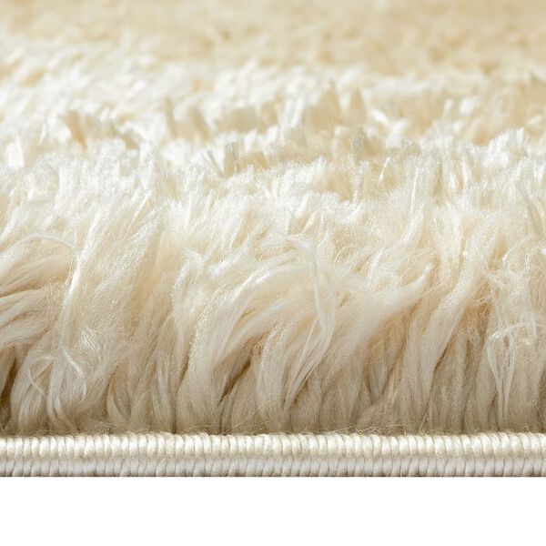 vidaXL Vloerkleed shaggy hoogpolig 50 mm 200x290 cm beige