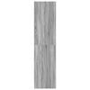 vidaXL Kledingkast 80x50x200 cm bewerkt hout grijs sonoma eikenkleur