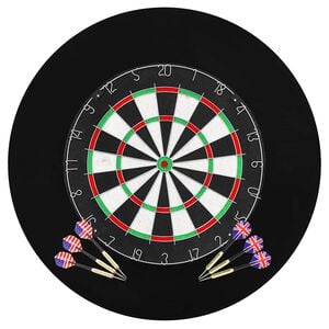vidaXL Dartbord professioneel met 6 darts en surround sisal