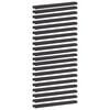 vidaXL Afdekprofiel voor tuinafboording 20 st 100 x 10 x 5 cm Staal