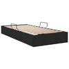 vidaXL Opslag bed met matras met hoofdeinde Zwart 90 x 190 cm Stof