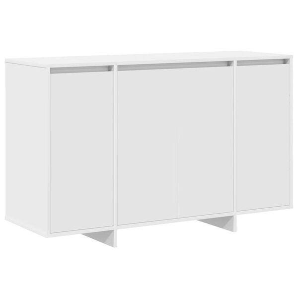 vidaXL Dressoir Wit 120 x 41 x 75 cm Bewerkt hout