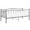 vidaXL Slaapbank metaal zwart 90x200 cm