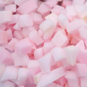 vidaXL Versnipperde schuimvulling Roze 5 kg Polyurethan