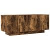 vidaXL Tv-meubel 100x35x40 cm bewerkt hout gerookt eikenkleurig