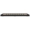 vidaXL Bedframe massief grenenhout zwart 100x200 cm