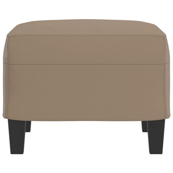 vidaXL Voetenbank 60x50x41 cm kunstleer cappuccino