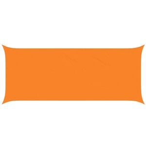 vidaXL Zonneschaduwzeil Oranje 6 x 2,5 m 100% Polyester Oxford