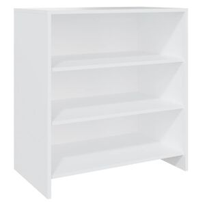 vidaXL Dressoir 70x40,5x75 cm bewerkt hout wit