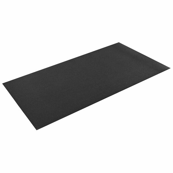 vidaXL Sportbeschermmat Zwart 120 x 60 x 0,6 cm PVC