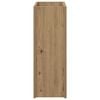 vidaXL Paraplu Standaard Artisan Eiken 40 x 20 x 55,5 cm Bewerkt hout