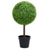 vidaXL Kunstplant met pot buxus bolvorming 50 cm groen