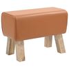 vidaXL Bank 60 x 30 x 45 cm Echt Leer Bruin