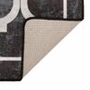 vidaXL Vloerkleed wasbaar anti-slip 160x230 cm zwart en wit