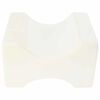 vidaXL Knee Pillow Wit Traagschuim en polyester 26 x 21,5 x 15 cm