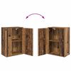vidaXL Tv-meubelset Wandgemonteerd 4 pcs Oud Hout Bewerkt hout