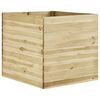vidaXL Plantenbak verhoogd 100x100x97 cm ge&iuml;mpregneerd grenenhout