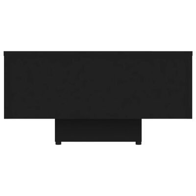 vidaXL Salontafel 115x60x31 cm spaanplaat zwart