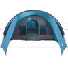 vidaXL Tunneltent met dak met opslag Blauw en Grijs 778 x 356 x 210 cm