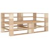 vidaXL Tuinbank 2-zits pallet hout