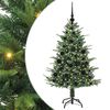 vidaXL Artificial Pre-lit Kerstboom met Ballenset Groen 120 cm