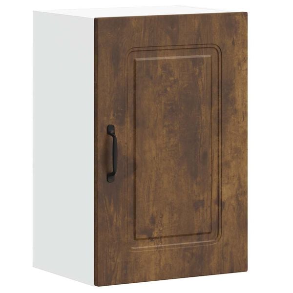 vidaXL Keukenwandkast Kalmar bewerkt hout gerookt eikenkleurig