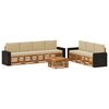 vidaXL Sofa-Sets 8 st Massief Acaciahout