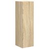 vidaXL Tv-meubelset Wandgemonteerd 4 pcs Sonoma Eiken Bewerkt hout