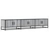 vidaXL Tv-meubel 210x35x41 cm bewerkt hout grijs sonoma eikenkleurig