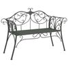 vidaXL Tuinbank 2-Aantal zitplaatsen 130 x 47 x 90 cm Staal