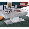 Trendteam Salontafel Universal CT-124 steengrijs en wit