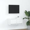 vidaXL Tv-meubel 60x31x25,5 cm bewerkt hout wit