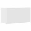 vidaXL Opbergkist 84x42x46 cm bewerkt hout wit