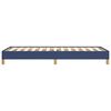 vidaXL Bedframe zonder matras 90x200 cm stof blauw