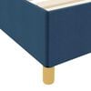 vidaXL Bedframe met matras Blauw 120 x 190 cm Stof