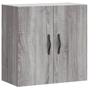 vidaXL Wandkast 60x31x60 cm bewerkt hout grijs sonoma eikenkleurig