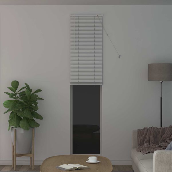 vidaXL Venetiaanse Blind Verstelbaar Wit 213 x 40 cm PVC