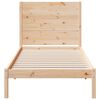 vidaXL Bedframe extra lang zonder matras massief hout 100x210 cm