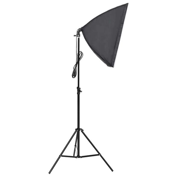 vidaXL Fotostudioset met verlichtingsset en achtergrond