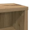 vidaXL Cd-kast 21x20x88 cm bewerkt hout artisanaal eikenkleurig