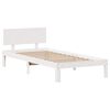 vidaXL Bedframe met lades massief grenenhout wit 75x190 cm
