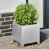 vidaXL Plantenbakken 2 st 30x30x30 cm gegalvaniseerd staal